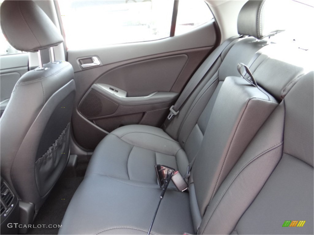Black Interior 2014 Kia Optima SX Photo #92870267
