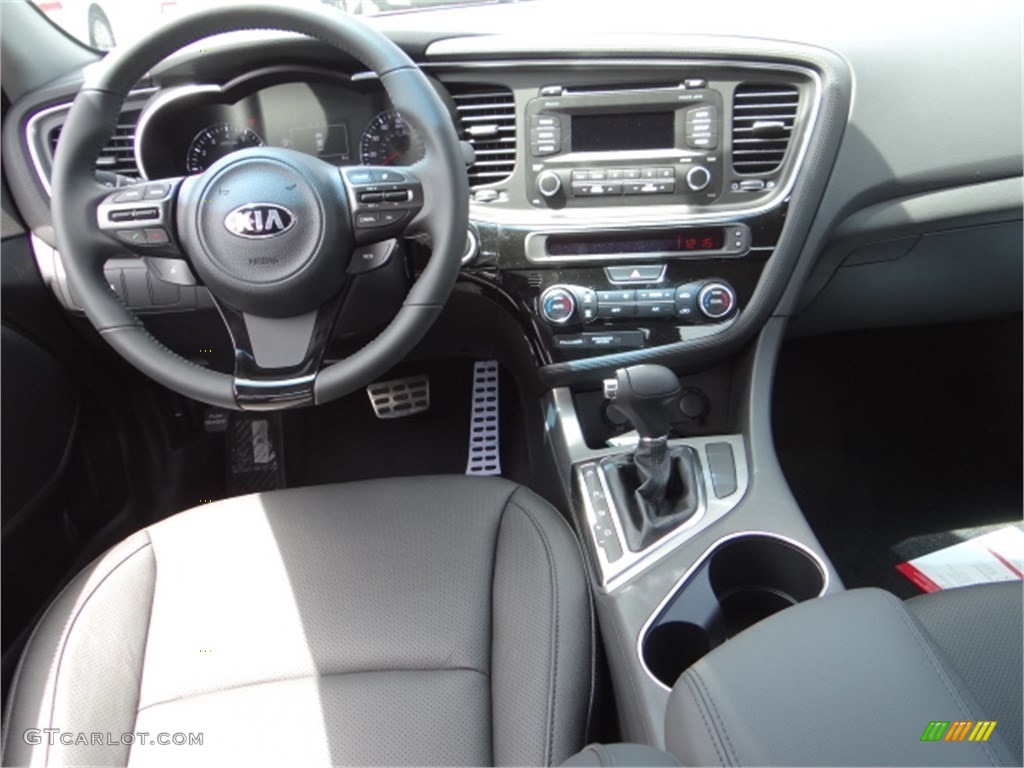 2014 Kia Optima SX Black Dashboard Photo #92870288