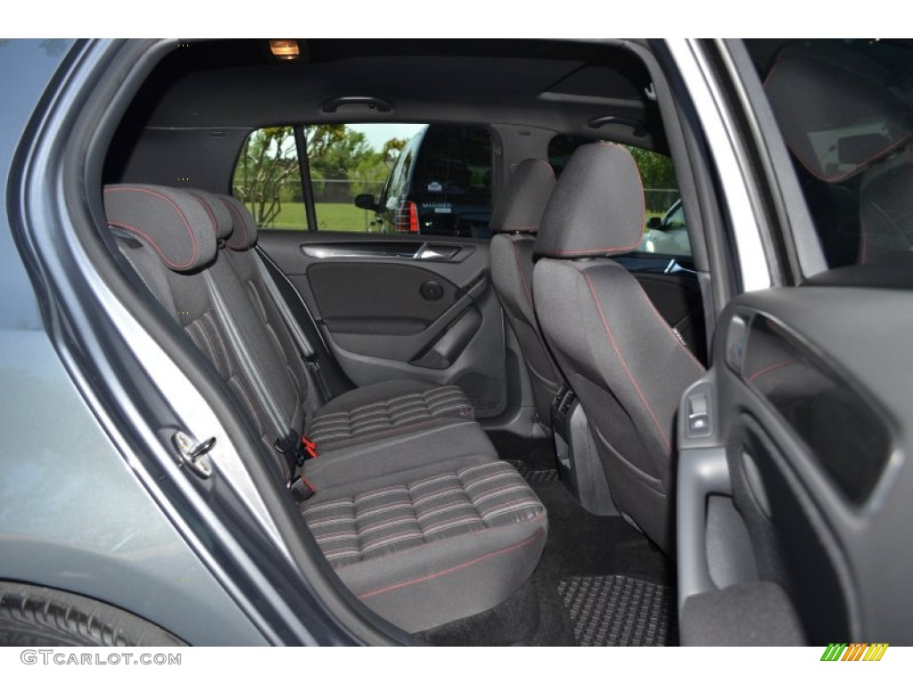 2010 GTI 4 Door - United Gray Metallic / Interlagos Plaid Cloth photo #11