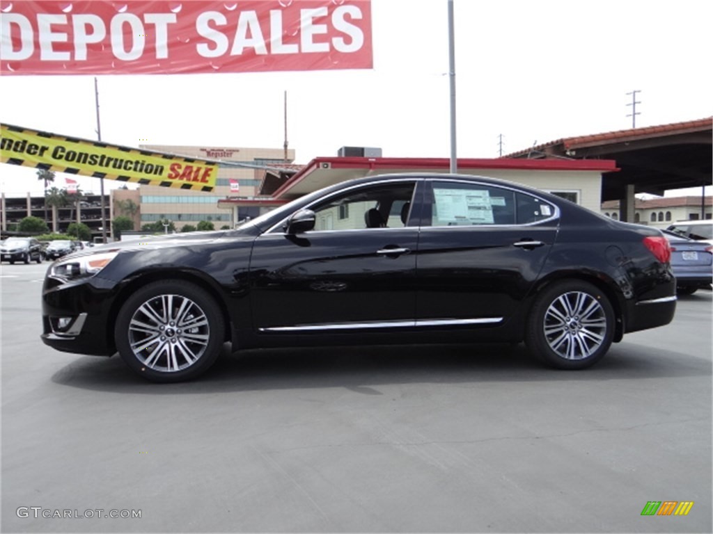 2014 Cadenza Premium - Aurora Black / Black photo #5