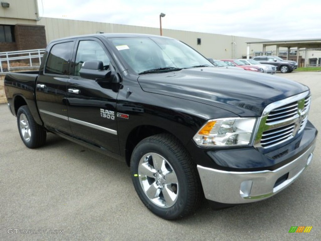 Black 2014 Ram 1500 Big Horn Crew Cab 4x4 Exterior Photo #92872115