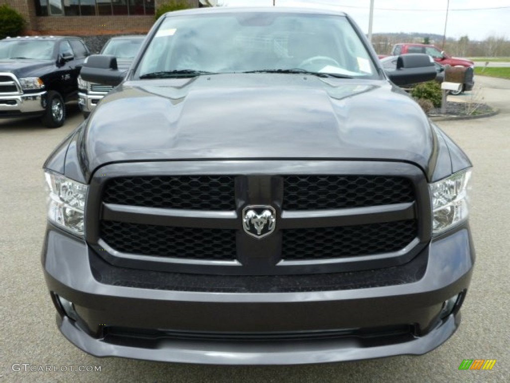 2014 1500 Express Quad Cab 4x4 - Granite Crystal Metallic / Black/Diesel Gray photo #9