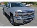 Silver Ice Metallic - Silverado 2500HD WT Regular Cab 4x4 Photo No. 1