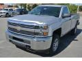 Silver Ice Metallic - Silverado 2500HD WT Regular Cab 4x4 Photo No. 2