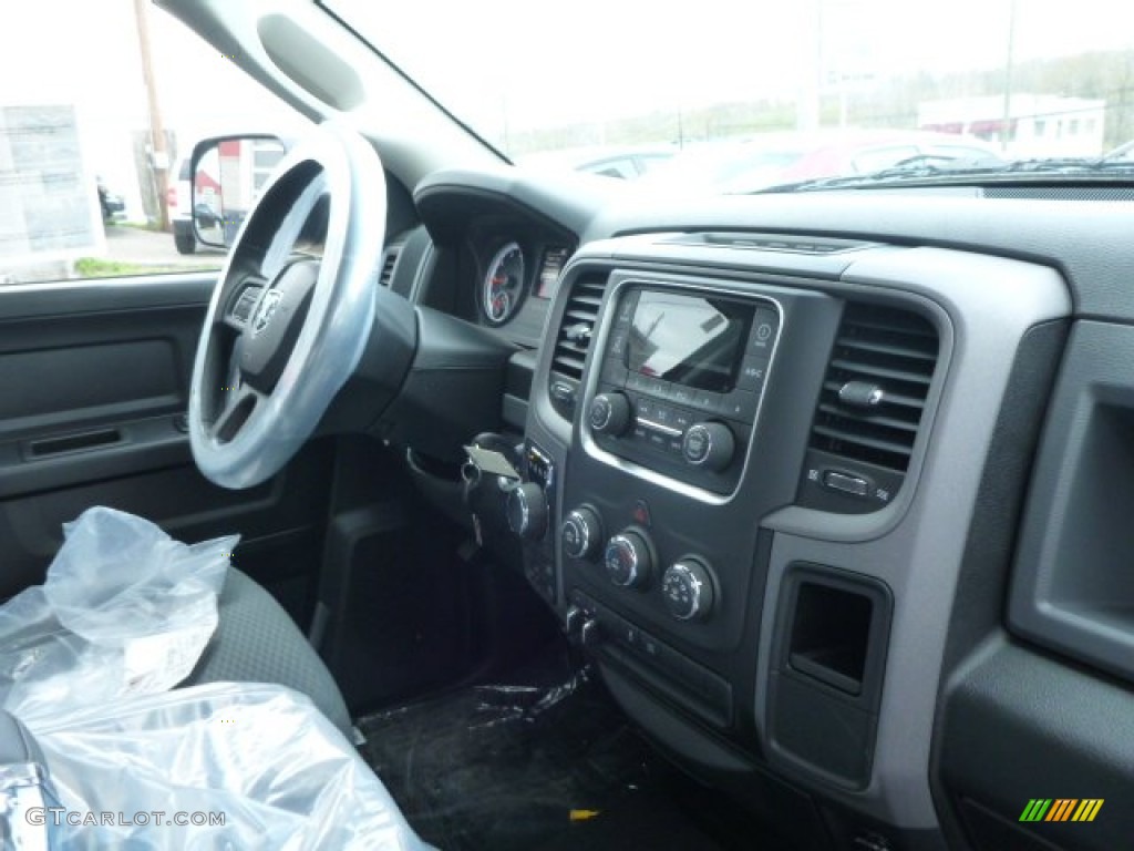 2014 1500 Express Quad Cab 4x4 - Blue Streak Pearl Coat / Black/Diesel Gray photo #7