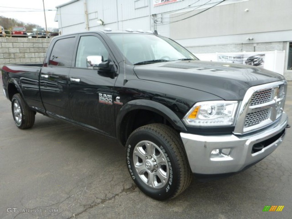 Black 2014 Ram 2500 Laramie Crew Cab 4x4 Exterior Photo #92873930