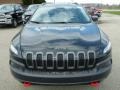 2014 Brilliant Black Crystal Pearl Jeep Cherokee Trailhawk 4x4  photo #8