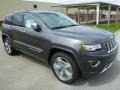2014 Granite Crystal Metallic Jeep Grand Cherokee Overland 4x4  photo #8