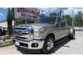 Pale Adobe Metallic 2013 Ford F350 Super Duty XLT Crew Cab Dually