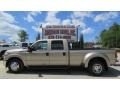2013 Pale Adobe Metallic Ford F350 Super Duty XLT Crew Cab Dually  photo #4