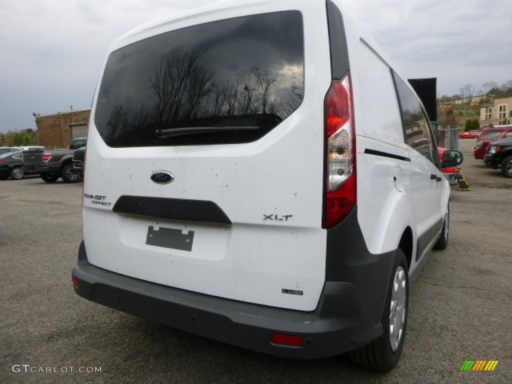 Frozen White 2014 Ford Transit Connect XL Van Exterior Photo #92877707
