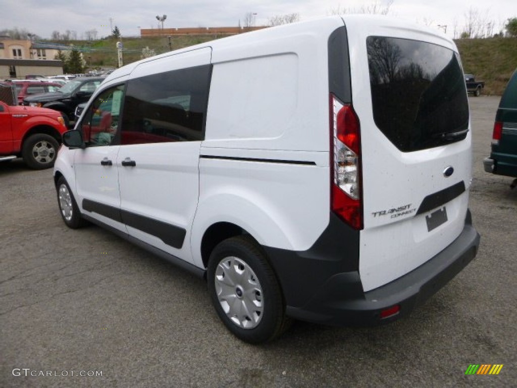 Frozen White 2014 Ford Transit Connect XL Van Exterior Photo #92877743