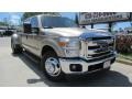 2013 Pale Adobe Metallic Ford F350 Super Duty XLT Crew Cab Dually  photo #72