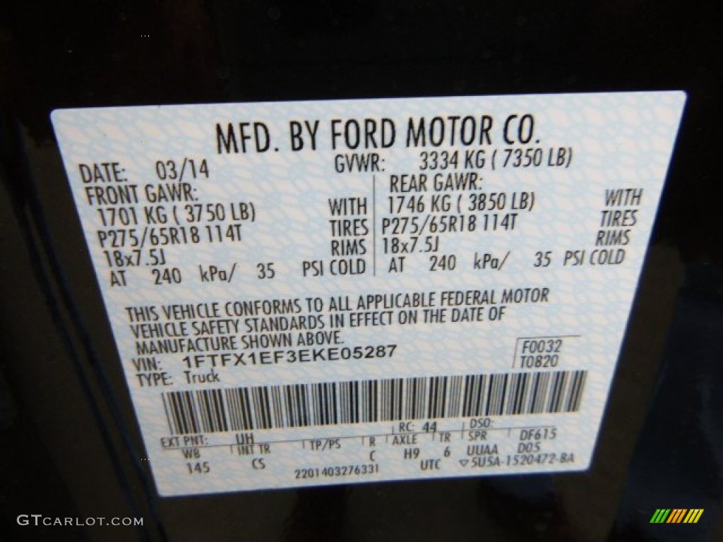 2014 F150 STX SuperCab 4x4 - Tuxedo Black / Steel Grey photo #14
