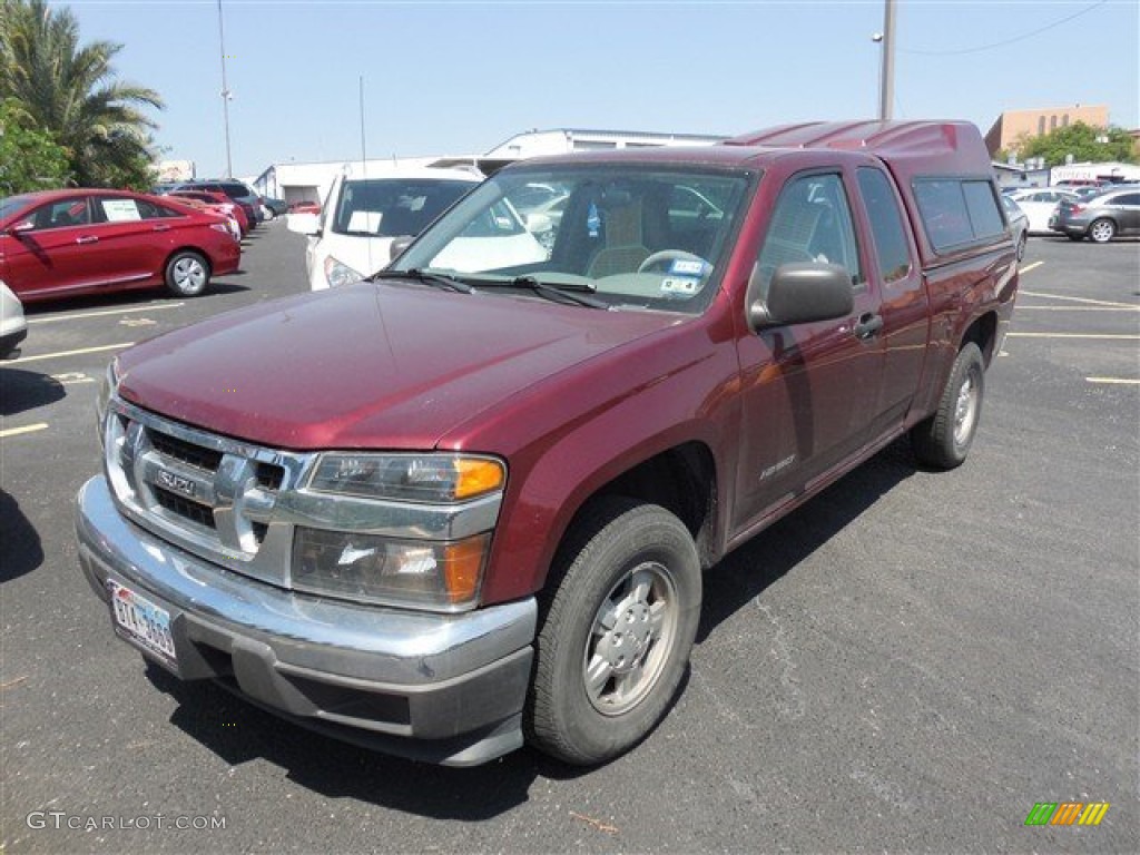2007 i-Series Truck i-290 S Extended Cab - Deep Crimson Red Metallic / Medium Pewter photo #1