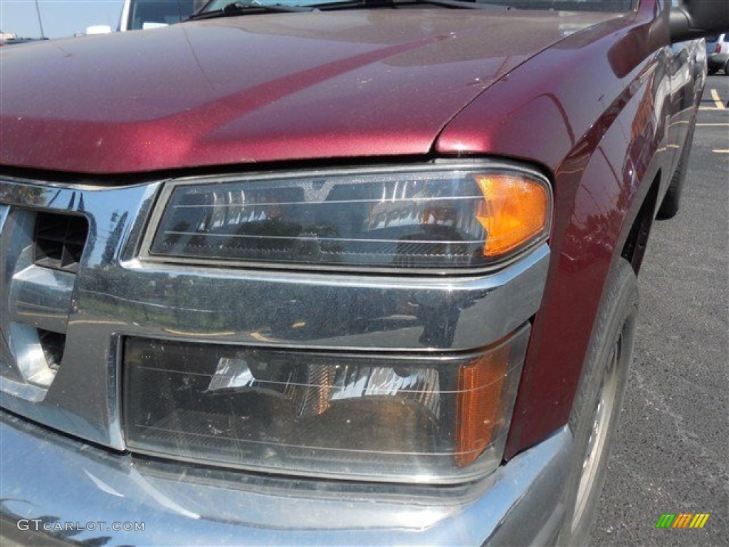 2007 i-Series Truck i-290 S Extended Cab - Deep Crimson Red Metallic / Medium Pewter photo #4