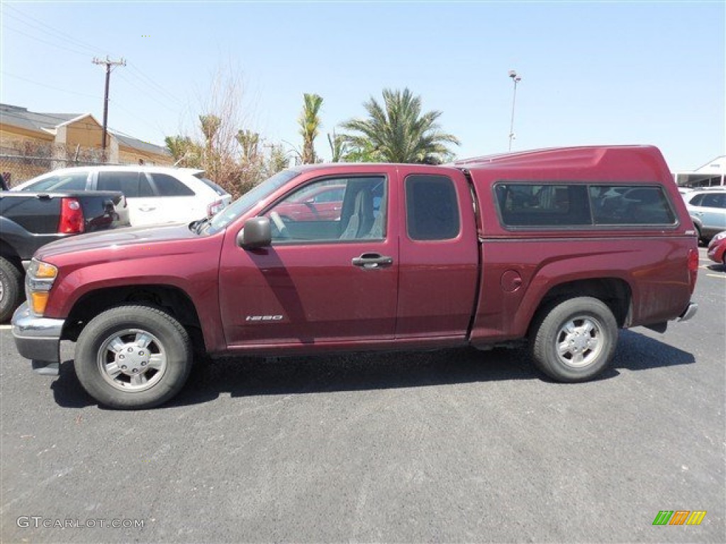 2007 i-Series Truck i-290 S Extended Cab - Deep Crimson Red Metallic / Medium Pewter photo #6