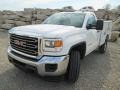 2015 Summit White GMC Sierra 2500HD Regular Cab Utility Truck  photo #2