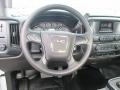 Jet Black/Dark Ash 2015 GMC Sierra 2500HD Regular Cab Utility Truck Steering Wheel