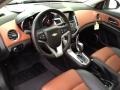  2012 Cruze LTZ Jet Black/Brick Interior