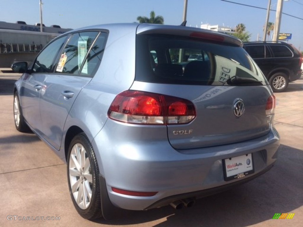 2012 Golf 4 Door TDI - Shark Blue Metallic / Titan Black photo #3
