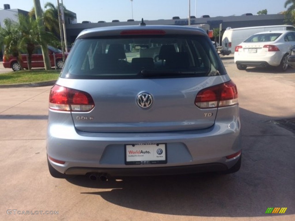 2012 Golf 4 Door TDI - Shark Blue Metallic / Titan Black photo #4