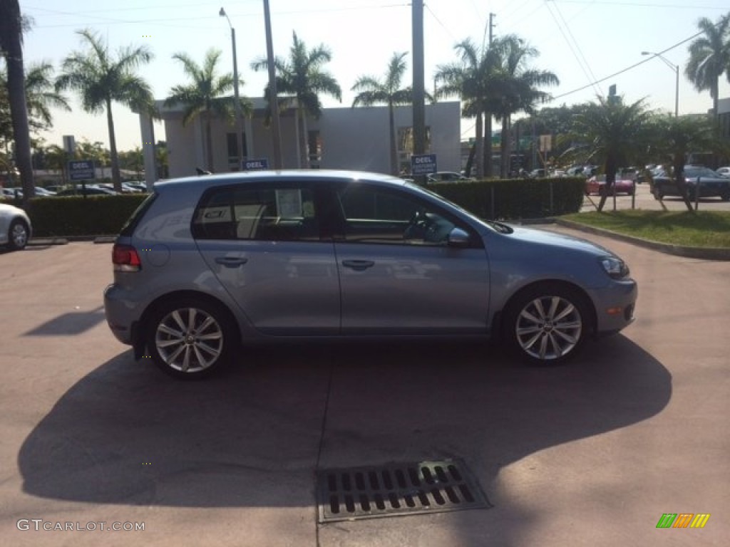 2012 Golf 4 Door TDI - Shark Blue Metallic / Titan Black photo #6