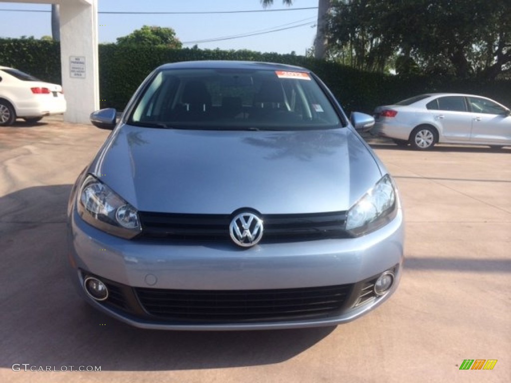 2012 Golf 4 Door TDI - Shark Blue Metallic / Titan Black photo #8