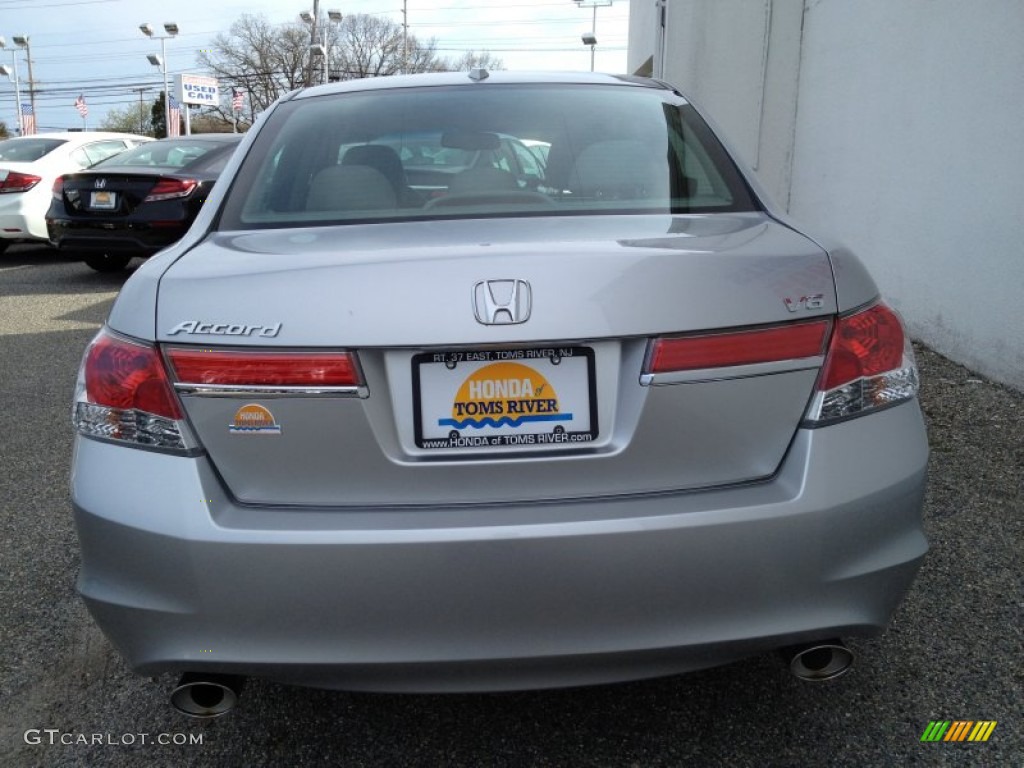 2011 Accord EX-L V6 Sedan - Alabaster Silver Metallic / Gray photo #9