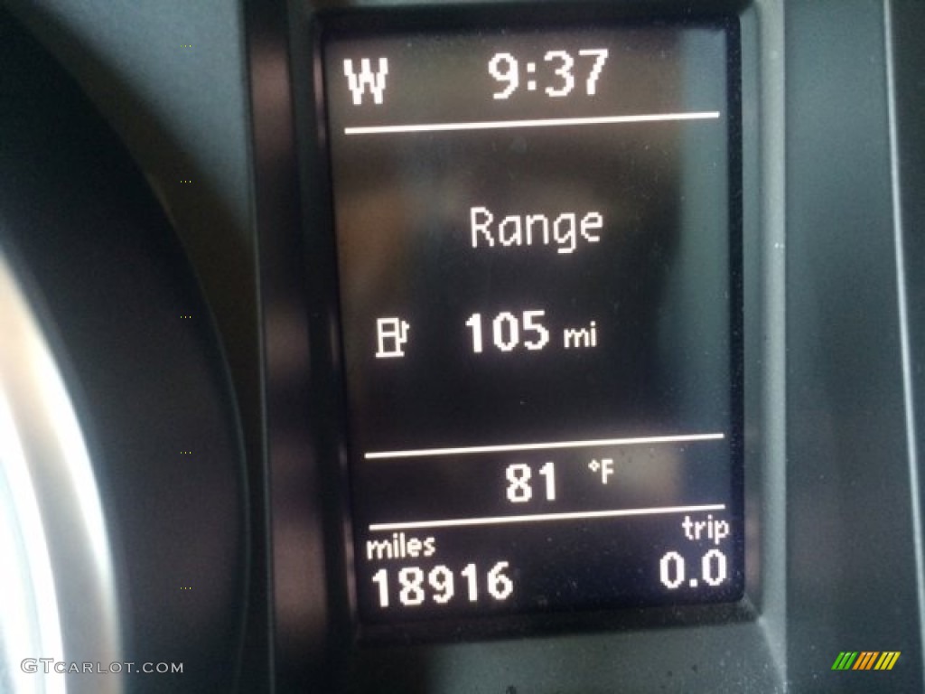 2012 Golf 4 Door TDI - Shark Blue Metallic / Titan Black photo #15
