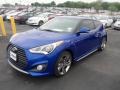 Marathon Blue 2014 Hyundai Veloster Turbo