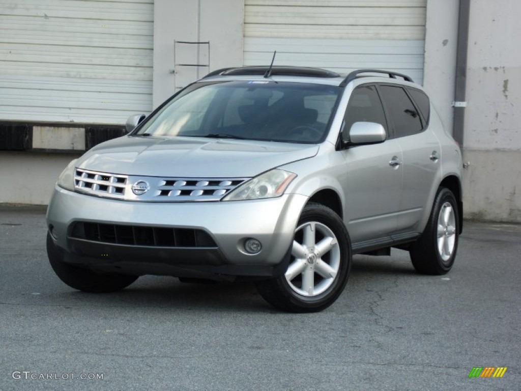 2004 Murano SE AWD - Sheer Silver Metallic / Charcoal photo #1