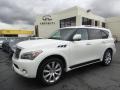 Moonlight White - QX 56 4WD Photo No. 1