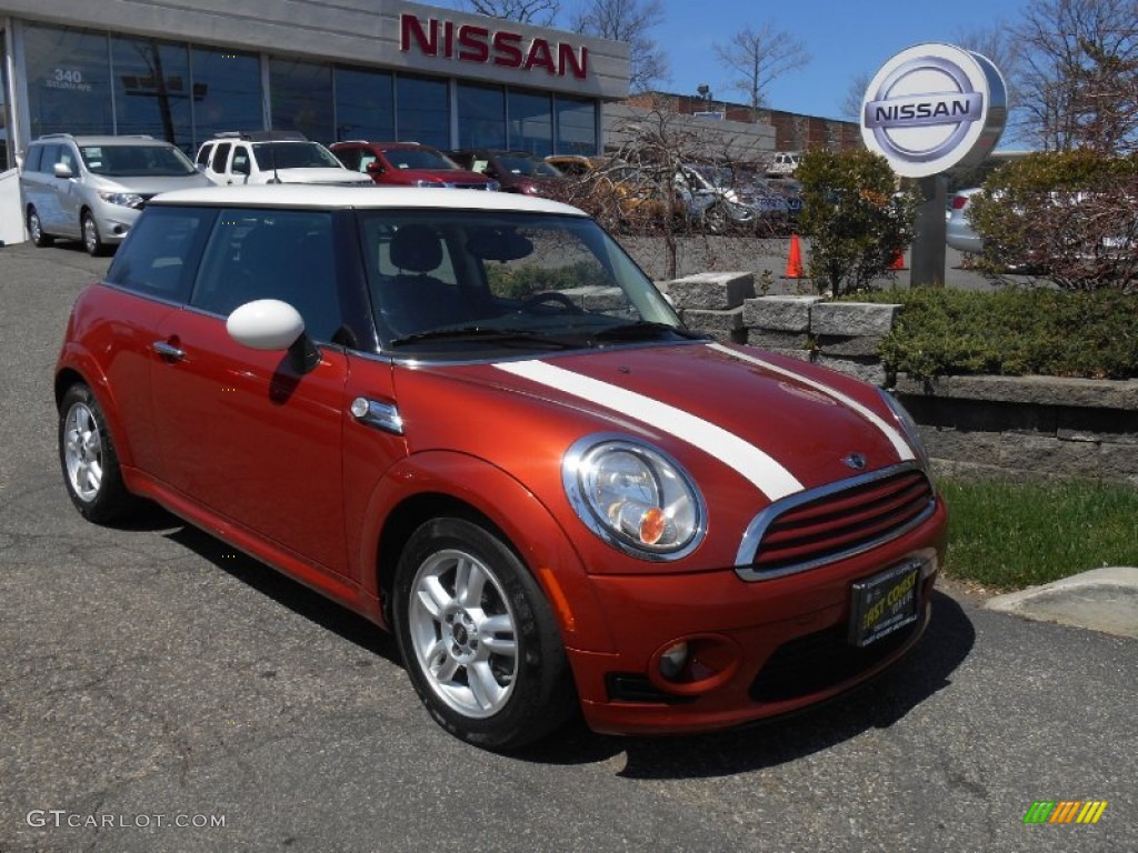 2011 Cooper Hardtop - Spice Orange Metallic / Carbon Black photo #1