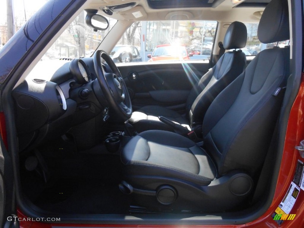 2011 Cooper Hardtop - Spice Orange Metallic / Carbon Black photo #16