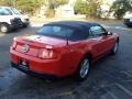 2012 Race Red Ford Mustang V6 Convertible  photo #9