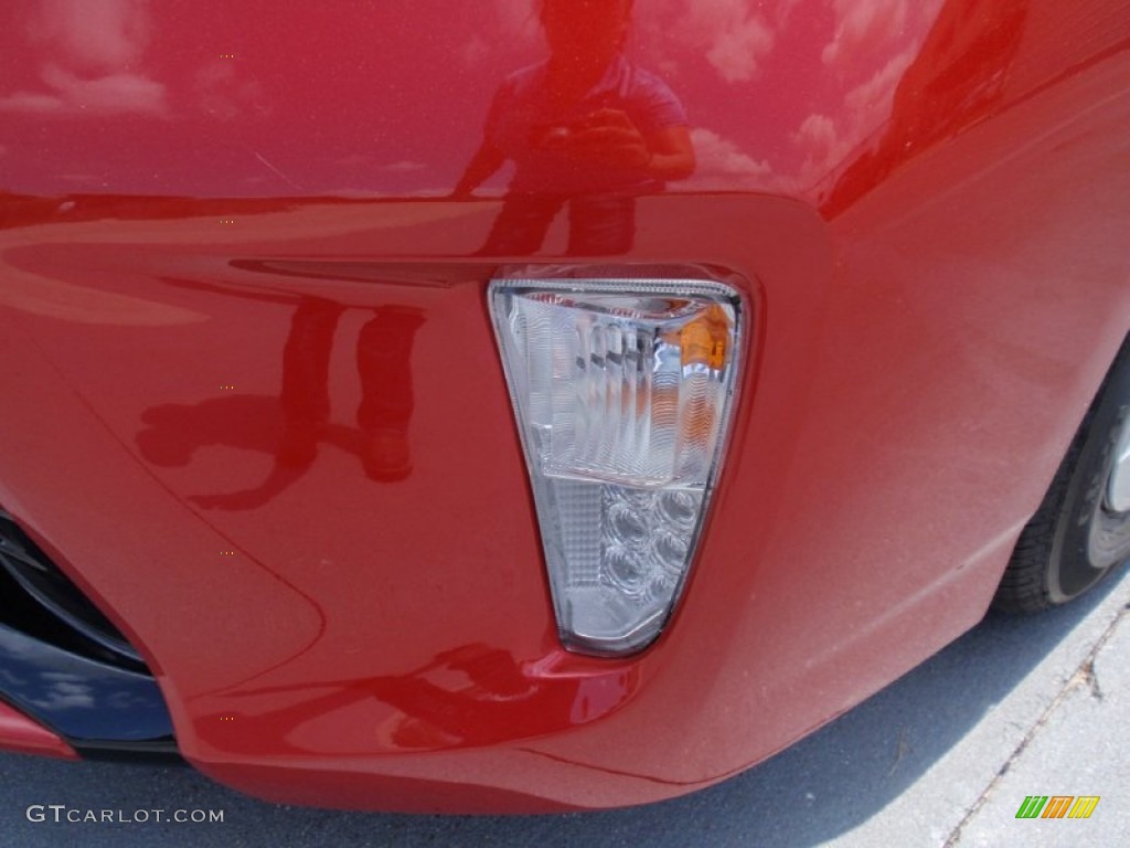 2014 Prius Two Hybrid - Barcelona Red Metallic / Dark Gray photo #10