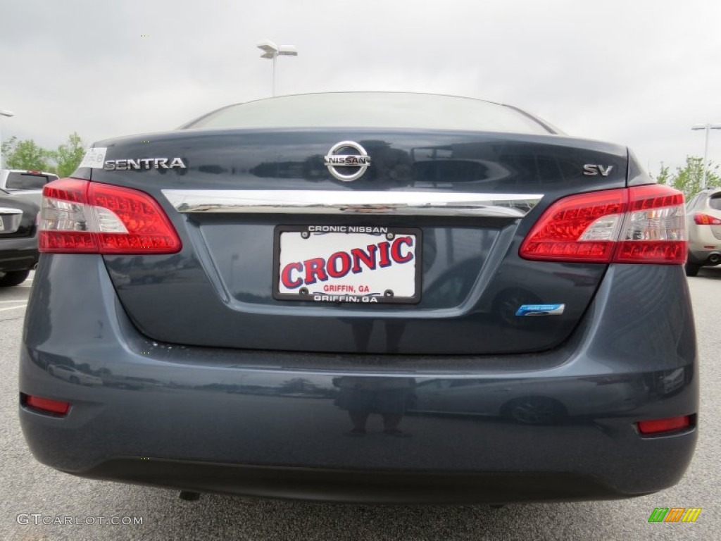 2014 Sentra SV - Graphite Blue / Charcoal photo #4