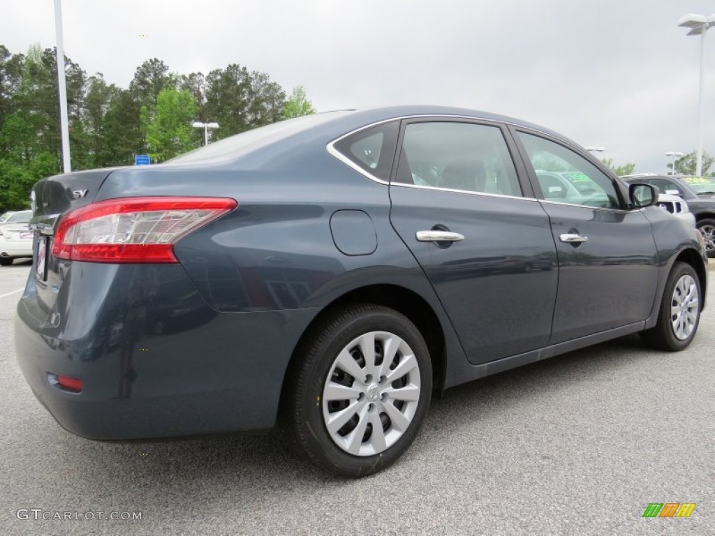 2014 Sentra SV - Graphite Blue / Charcoal photo #5