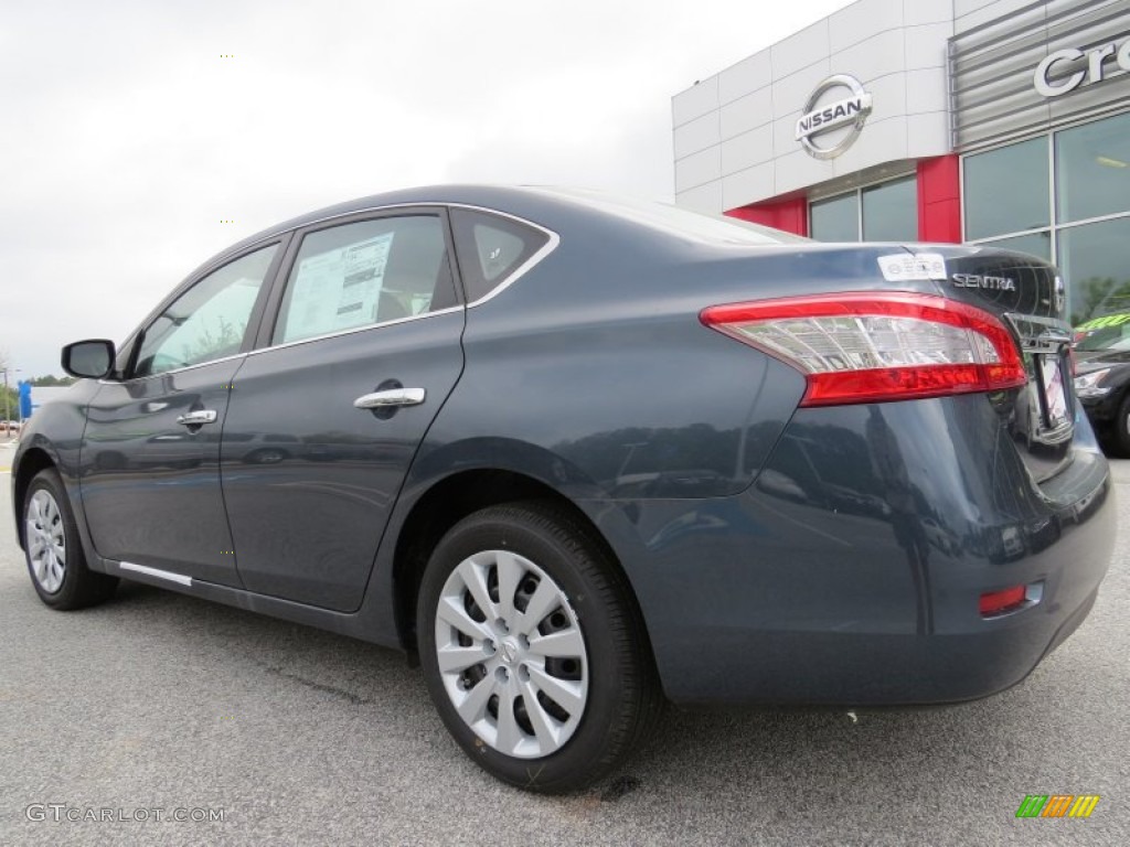 2014 Sentra SV - Graphite Blue / Charcoal photo #3