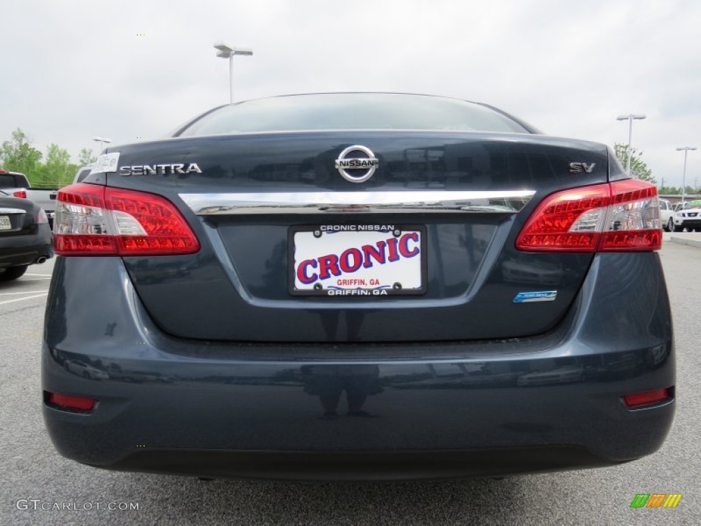 2014 Sentra SV - Graphite Blue / Charcoal photo #4