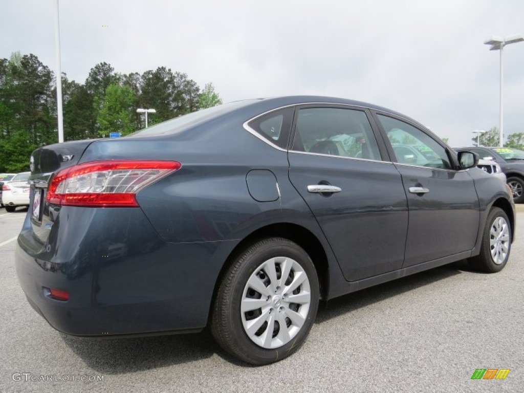 2014 Sentra SV - Graphite Blue / Charcoal photo #5