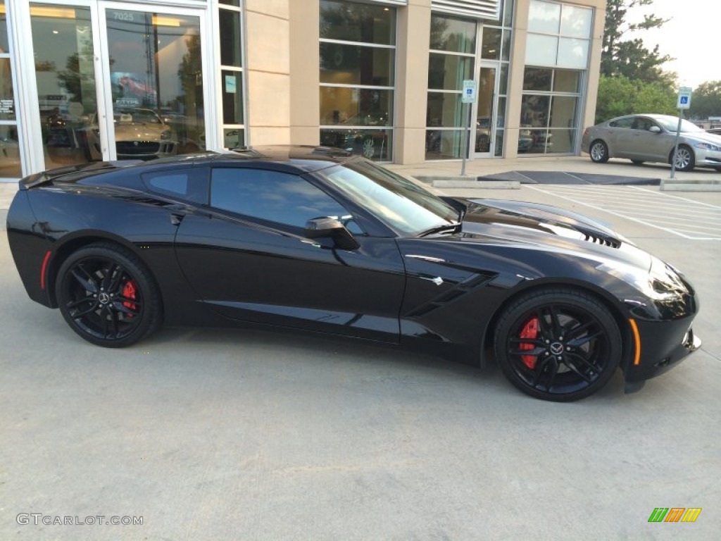 Black 2014 Chevrolet Corvette Stingray Coupe Z51 Exterior Photo #92892863