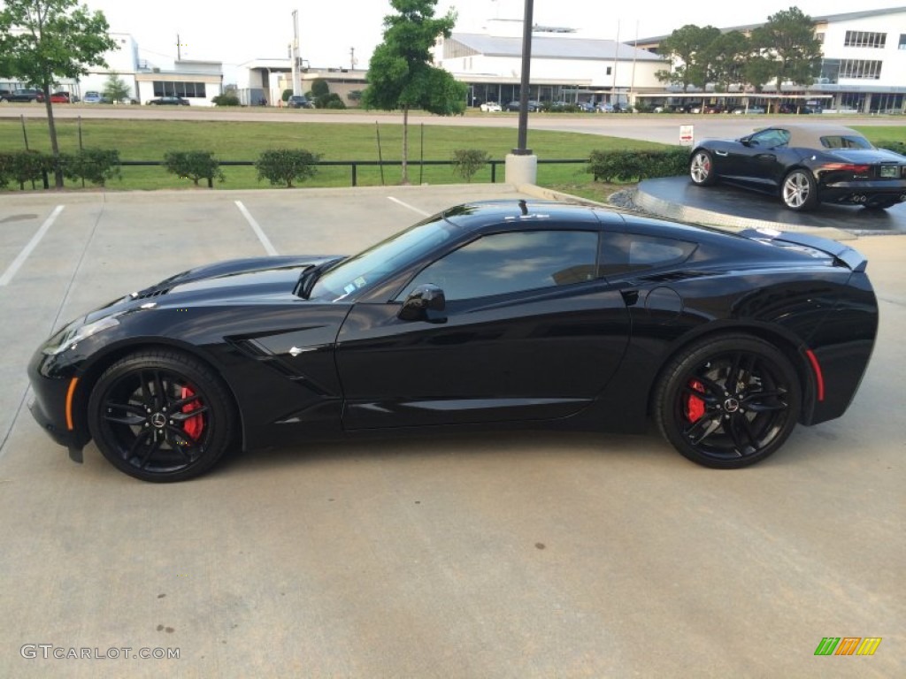 Black 2014 Chevrolet Corvette Stingray Coupe Z51 Exterior Photo #92893019