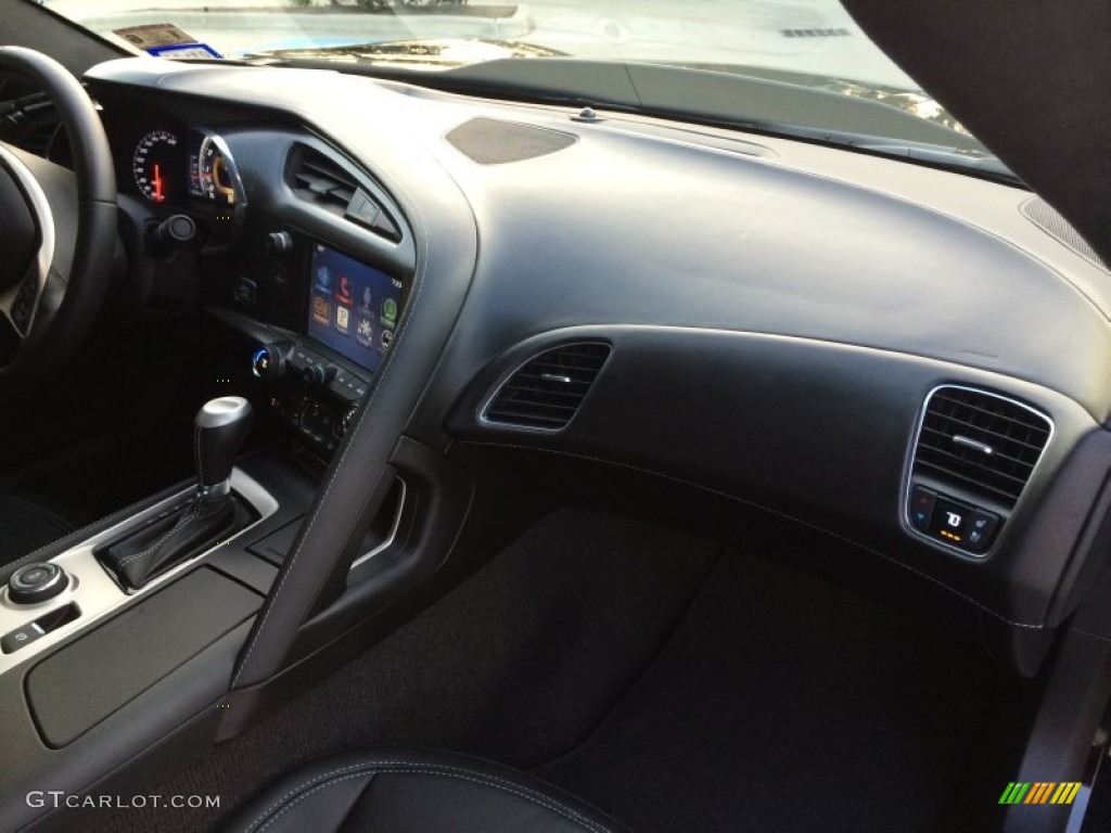 2014 Chevrolet Corvette Stingray Coupe Z51 Jet Black Dashboard Photo #92893415