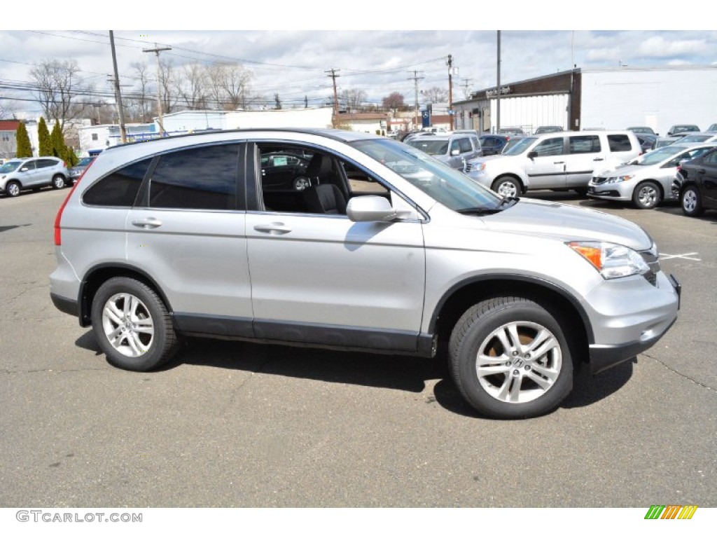 2011 CR-V EX-L 4WD - Alabaster Silver Metallic / Gray photo #4