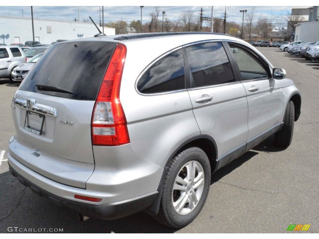 2011 CR-V EX-L 4WD - Alabaster Silver Metallic / Gray photo #6