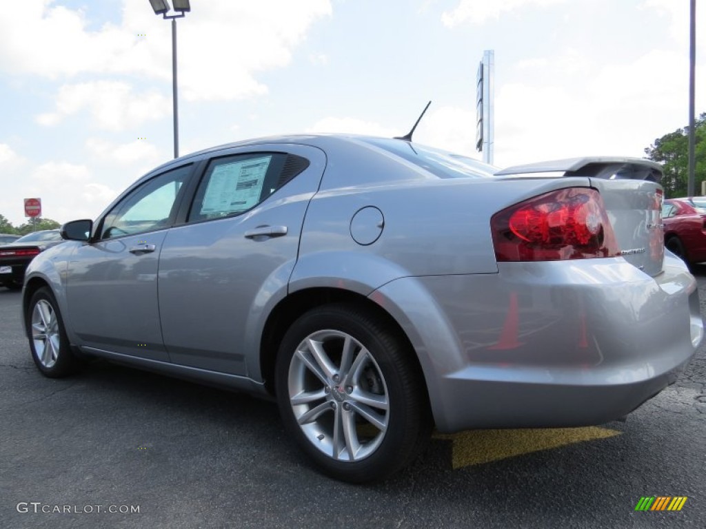 2014 Avenger SXT - Billet Silver Metallic / Black photo #5