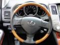 2008 Lexus RX Black Interior Steering Wheel Photo