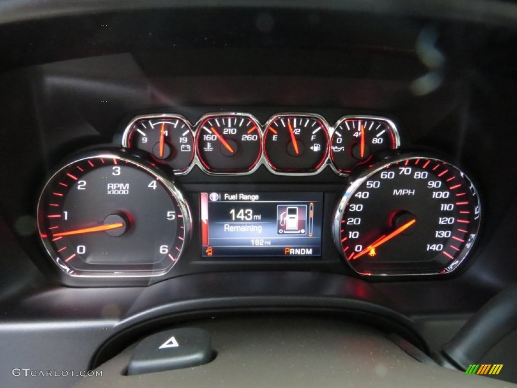 2014 GMC Sierra 1500 SLE Double Cab Gauges Photo #92899286